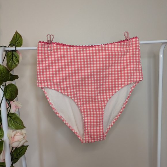 Jessica Simpson Pink Checkered Kids Bottoms - Picture 1 of 2